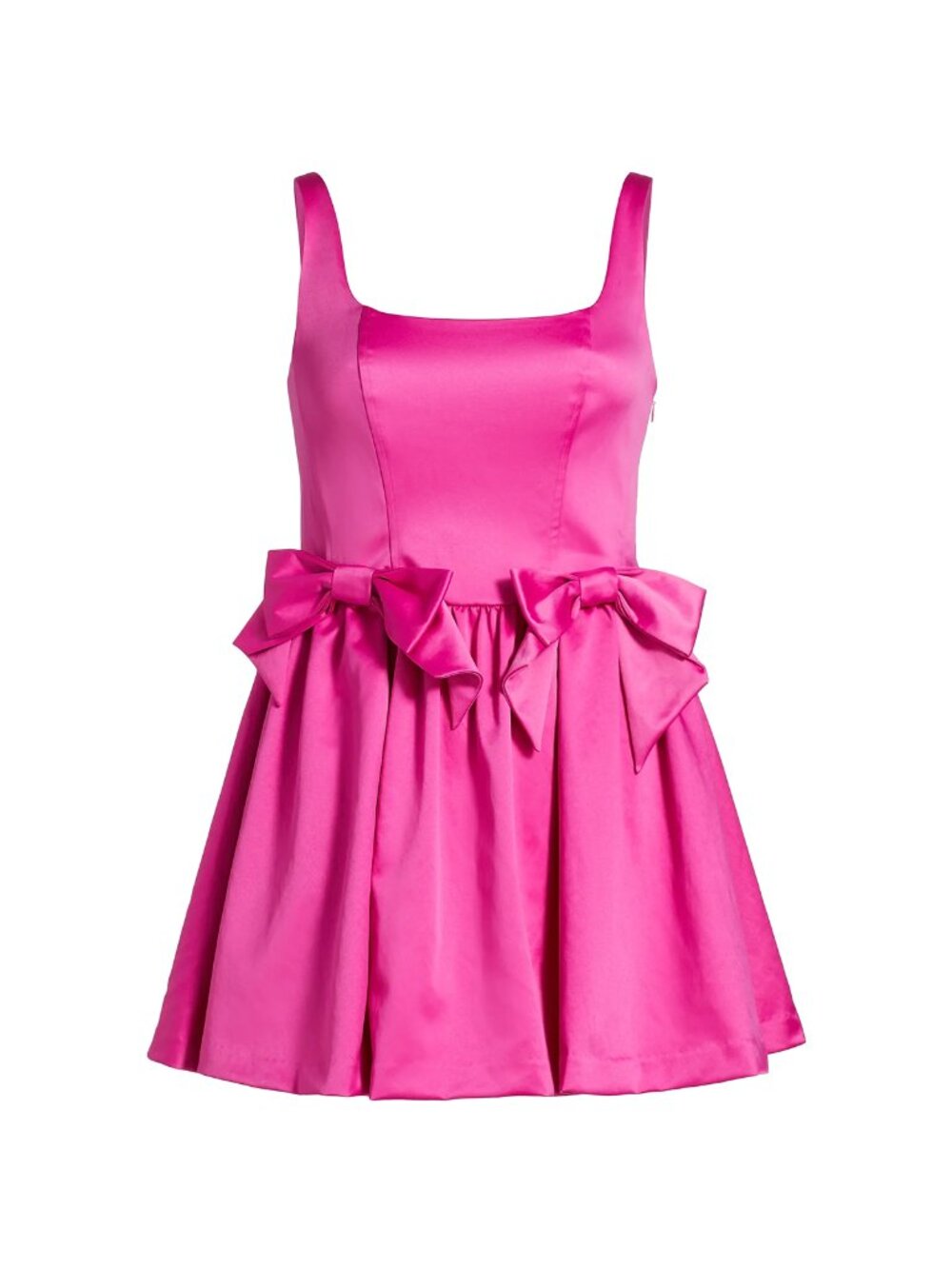 LoveShackFancy Bayer Bow Trim Mini Dress - Picture 4 of 12